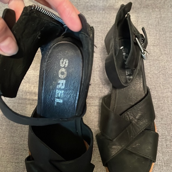 Sorel Ankle platform strap heels - Picture 3 of 5